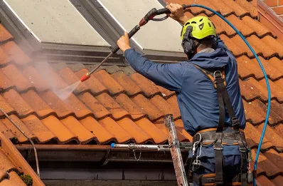 Démoussage et hydrofuge de toiture à Gilles